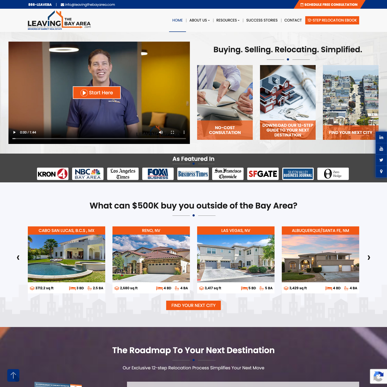 Leaving The Bay Area — Real Estate Relocation Platform